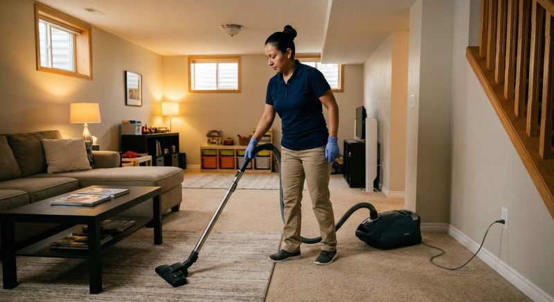 Basement Vacuuming in Redmond, WA